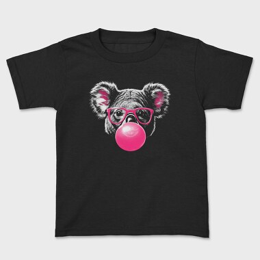 Koala Bubblegum Monochrome Sunglasses Pink, Kids' T-Shirt