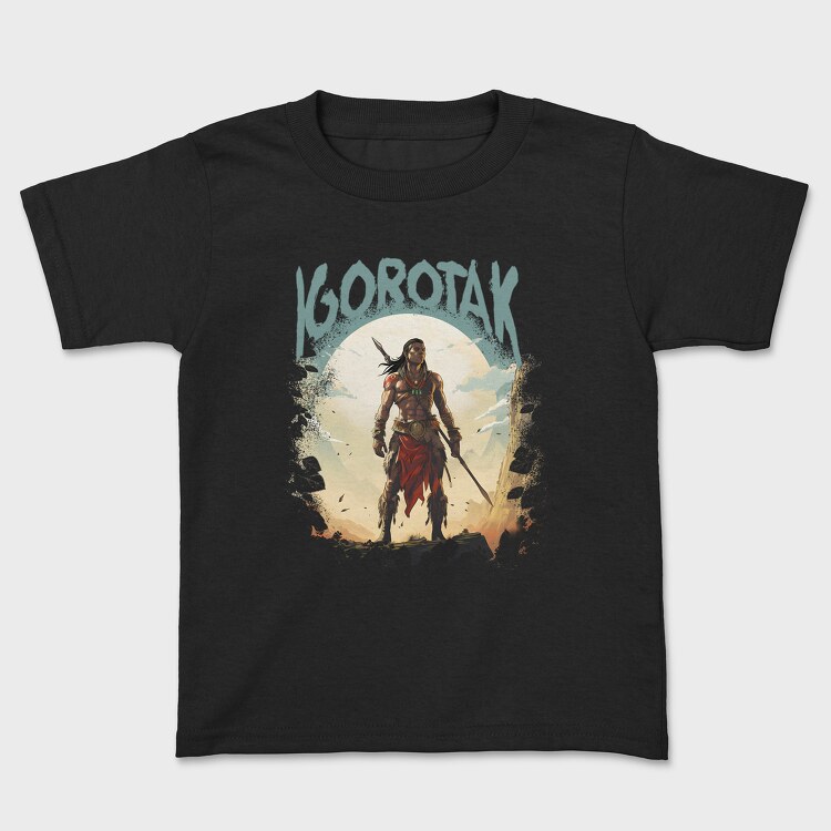 Native Warrior, Kids' T-Shirt
