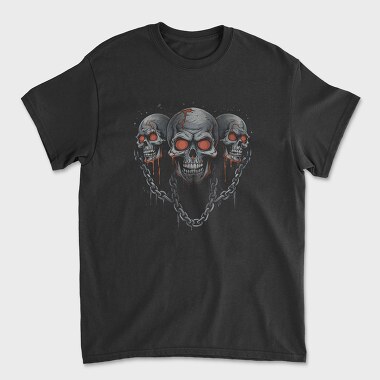 Skulls Chains, Унисекс Мъжка Тениска