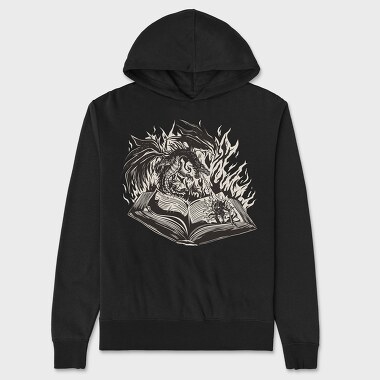 Dragon Book, Unisex Men's Hoodie
