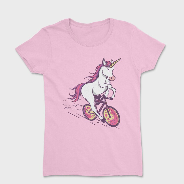 Bicicle Unicorn, Women's T-Shirt