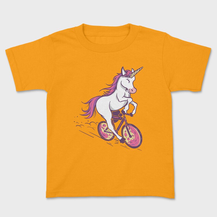 Bicicle Unicorn, Kids' T-Shirt