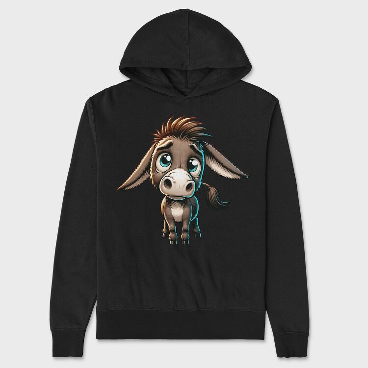 Sad Donkey, Unisex Men's Hoodie