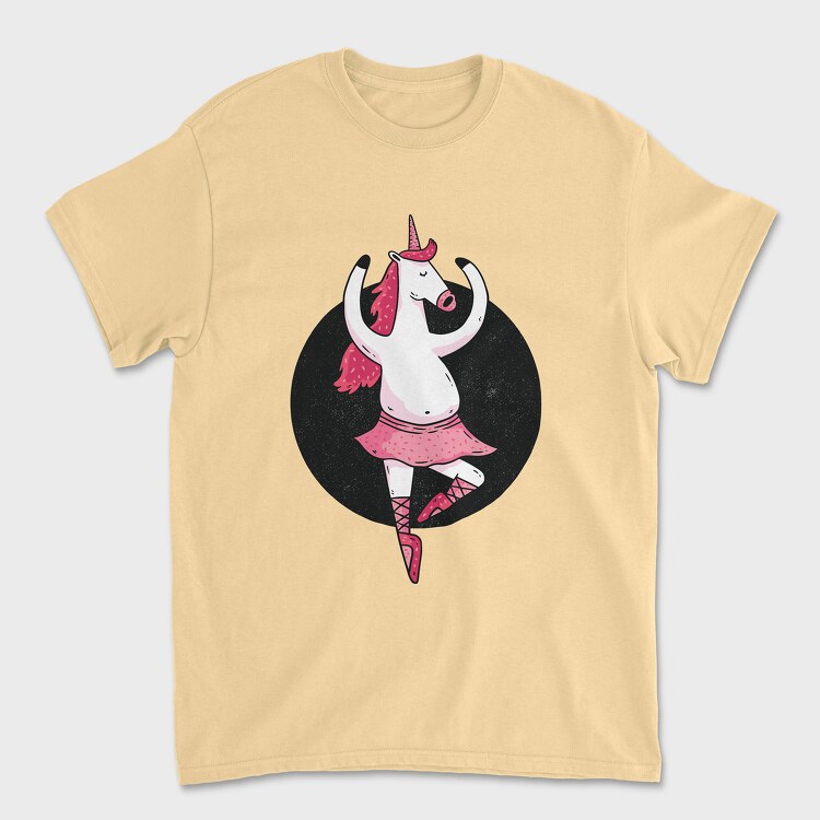 Ballet Unicorn, Unisex Men's T-Shirt