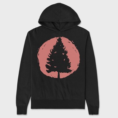 Pine Tree Sunset, Unisex Men's Hoodie
