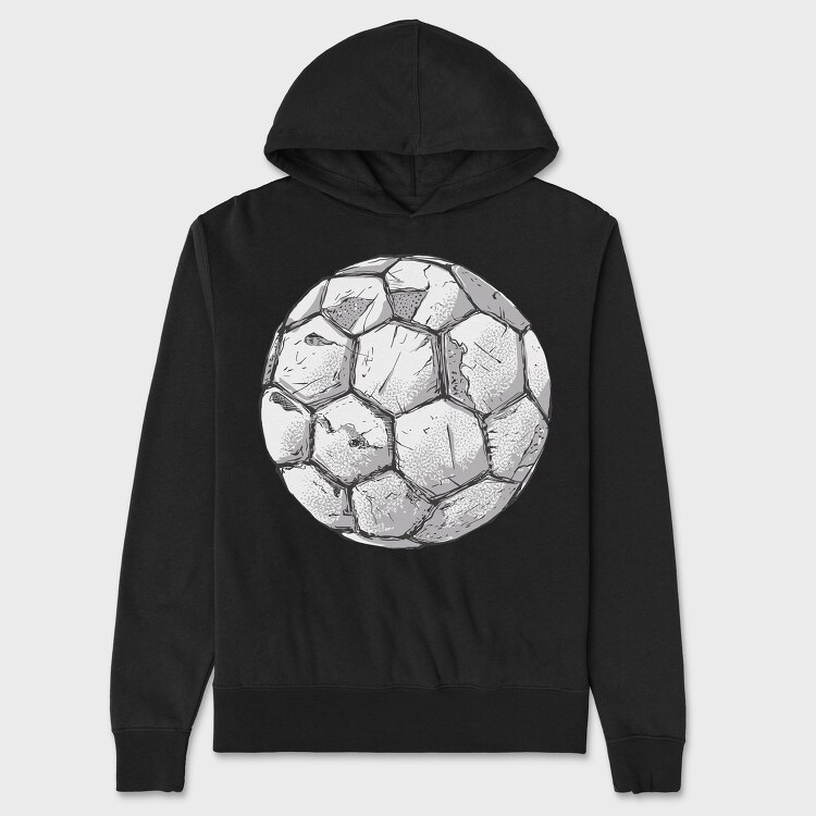 Old Ball Football, Unisex Men's Hoodie