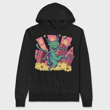 Monster Cat, Unisex Men's Hoodie