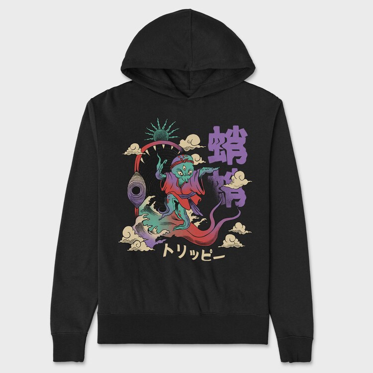 Psychedelic Japanese 07, Unisex Men's Hoodie