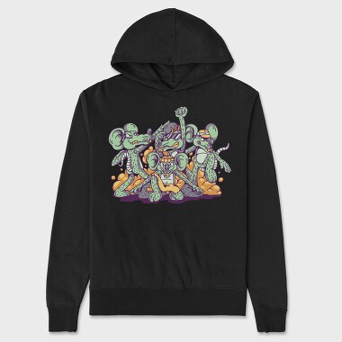 Rat Gang, Unisex Men's Hoodie