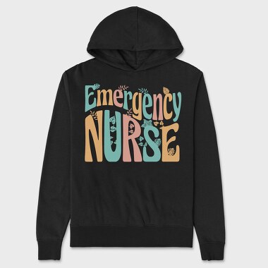 Emergency Nurse, Unisex Men's Hoodie