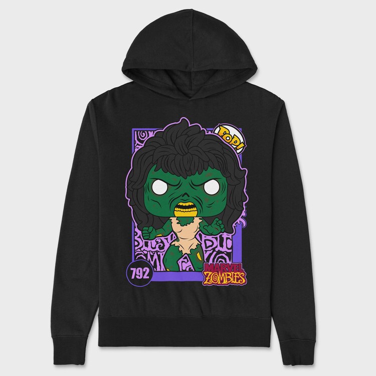 Funko Marvel Zombies She Hulk, Unisex Men's Hoodie