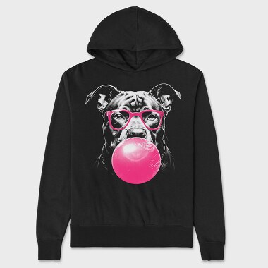 Pitbull Bubblegum, Unisex Men's Hoodie