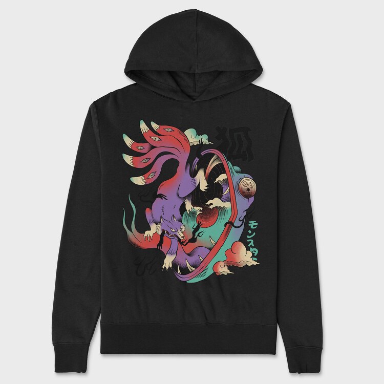 Psychedelic Japanese 08, Unisex Men's Hoodie