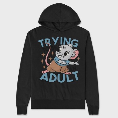Rat Trying to Be an Adult, Унисекс Мъжко Суичър