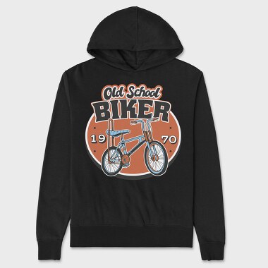 Old School Biker, Unisex Men's Hoodie