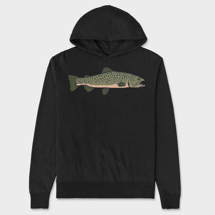 Salmo Trutta, Унисекс Мъжко Суичър