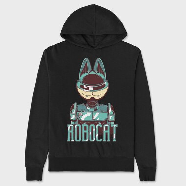 Robocat, Unisex Men's Hoodie