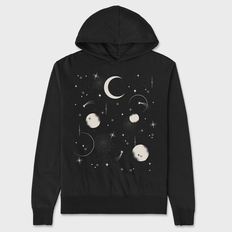 Night Sky, Унисекс Мъжко Суичър