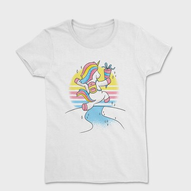 Women's T-Shirt, Kinder Unicorn