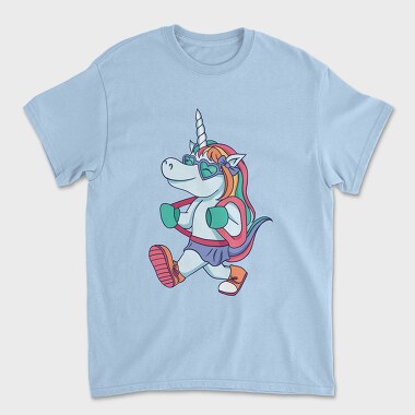 School Unicorn, Unisex Men's T-Shirt