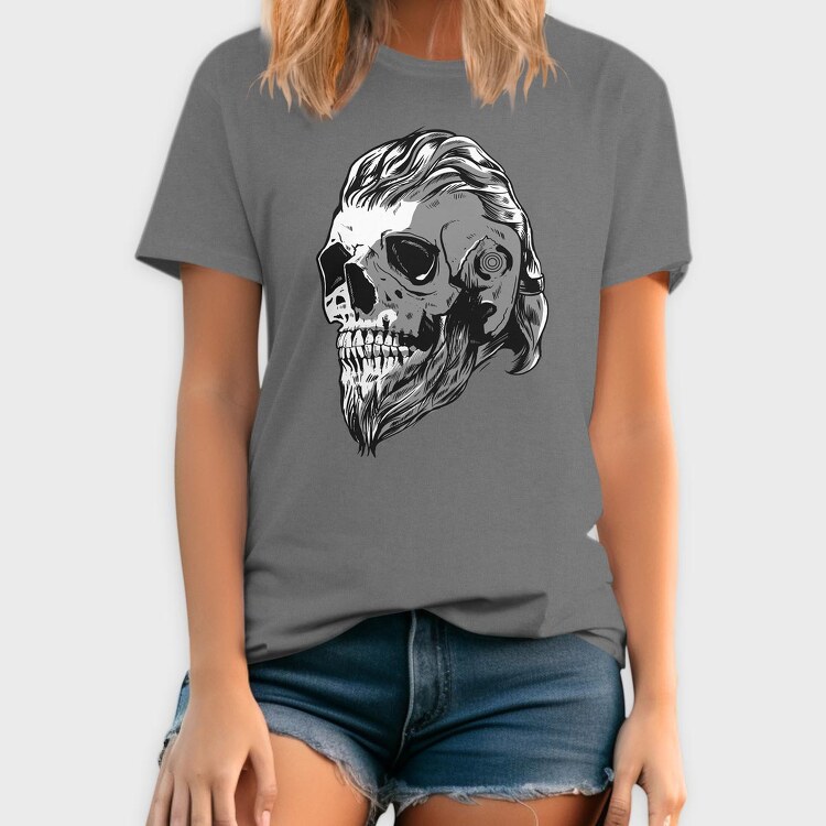 Demon Girl Face, Unisex Men's T-Shirt