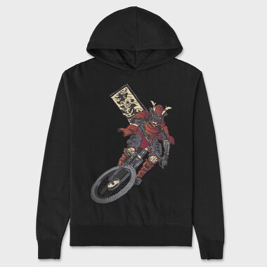 Samurai Biker, Unisex Men's Hoodie