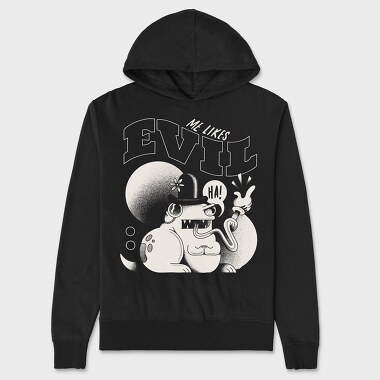 Retro Villains 01, Unisex Men's Hoodie