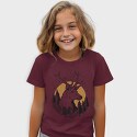 Mountain Climbing Retro Sunset, Women's T-Shirt