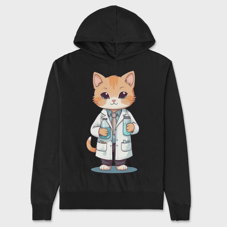 Scientist Cat, Унисекс Мъжко Суичър