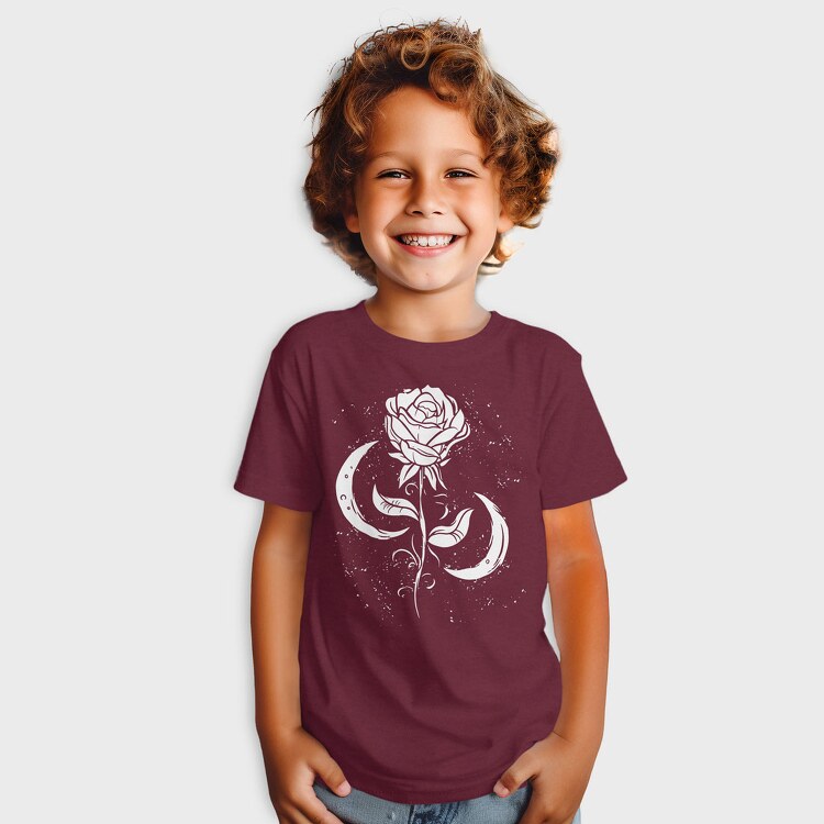 Scuba Diver Monochrome Front View, Kids' T-Shirt