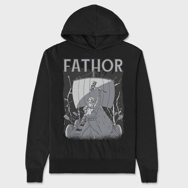 Fathor Viking, Unisex Men's Hoodie
