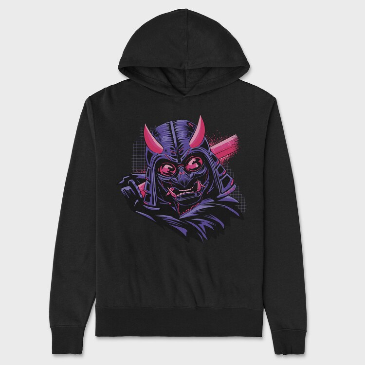 Samurai Cyberpunk Vaporwave, Unisex Men's Hoodie