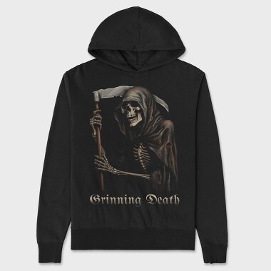 Grinning Death, Unisex Men's Hoodie