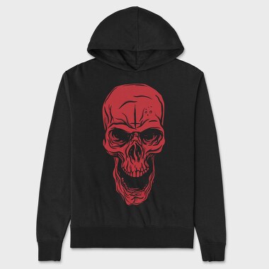 Red Skull, Unisex Men's Hoodie