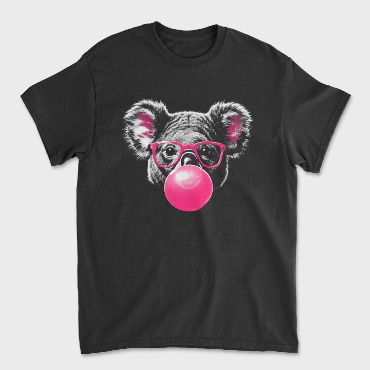 Koala Bubblegum Monochrome Sunglasses Pink, Unisex Men's T-Shirt