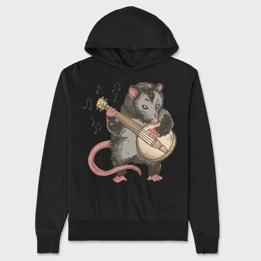 Possum Banjo, Unisex Men's Hoodie