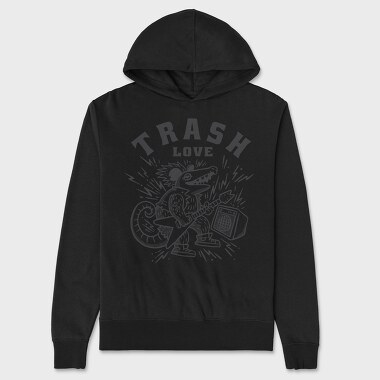 Possum Trash Love, Unisex Men's Hoodie