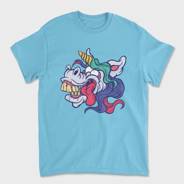 Crazy Unicorn, Unisex Men's T-Shirt