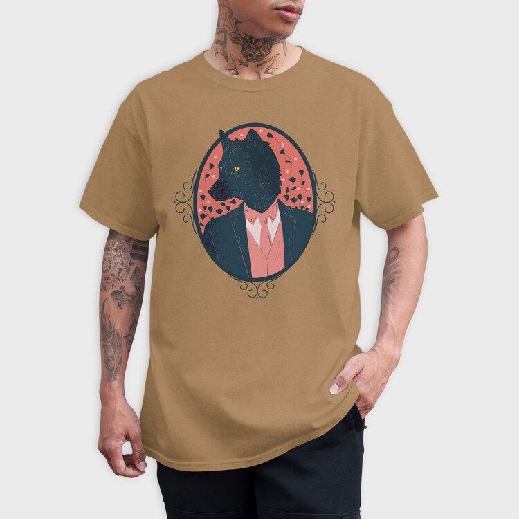 Samurai Horse Landscape, Unisex Men's T-Shirt