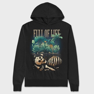 Skeleton Life Plants, Unisex Men's Hoodie