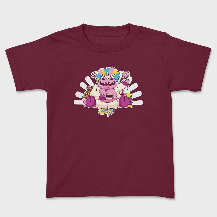 Fat Unicorn, Kids' T-Shirt