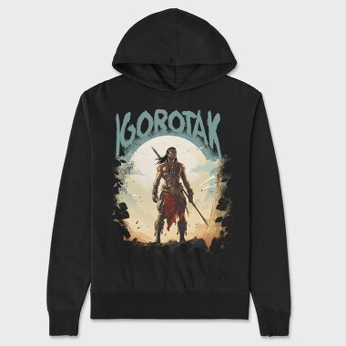 Native Warrior, Unisex Men's Hoodie