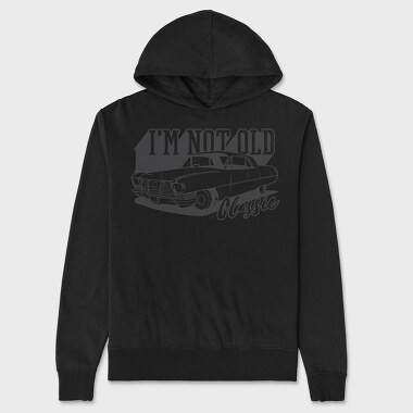 Not Old Classic Car, Unisex Men's Hoodie