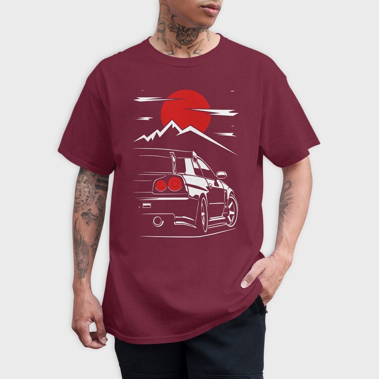 Poster Mushrooms, Унисекс Мъжка Тениска