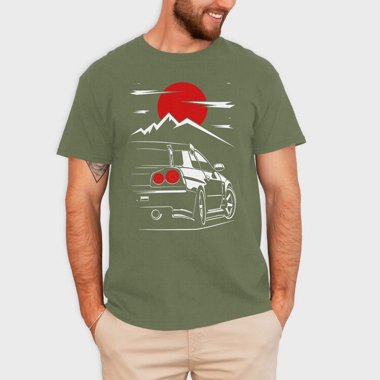 Poster Mushrooms, Унисекс Мъжка Тениска