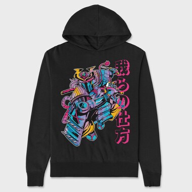 Samurai Sci Fi Warrior, Unisex Men's Hoodie