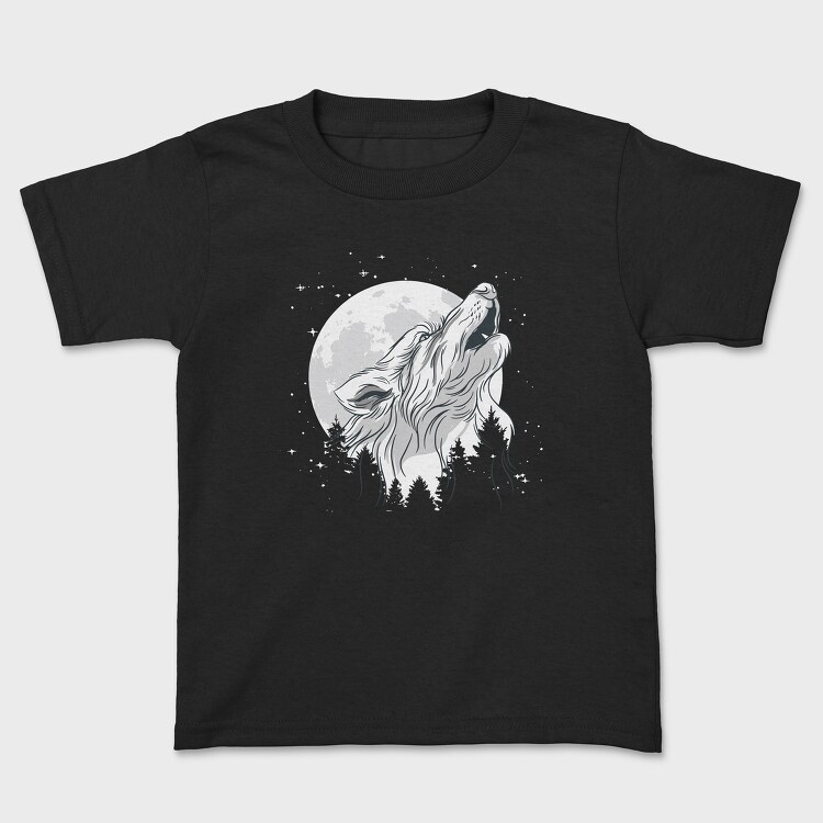 Shaded Polar Bear, Kids' T-Shirt