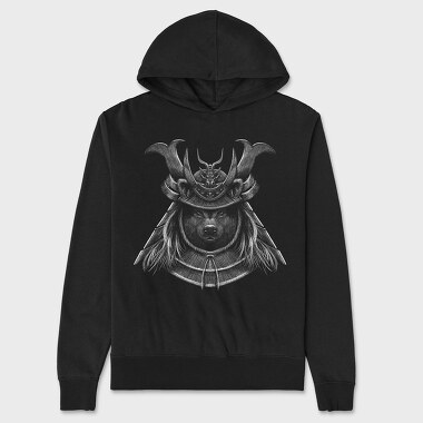 Samurai Shibainu, Unisex Men's Hoodie