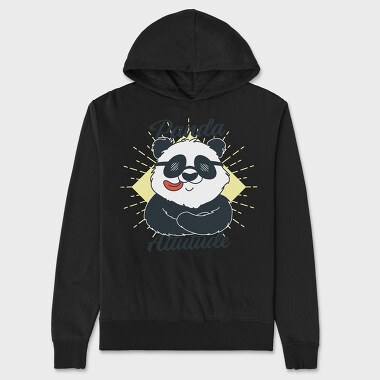 Panda Attitude, Unisex Men's Hoodie