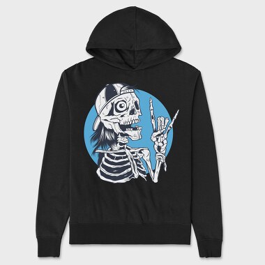 Skeleton Rock, Unisex Men's Hoodie